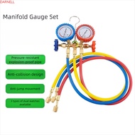 DARNELL R410A Manifold Gauge Set, 3 Way Adjustable AC Diagnostic Manifold Gauge Set, Anti-corrosion 