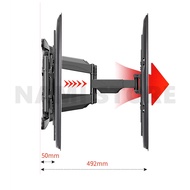 45 to 75 Inch TV Wall Bracket Mount Double Extendable Arm pemegang tv pemegang tv didinding