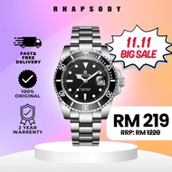 [11.11 CRAZY FREE WATCH SALE!]Buzz Germany Jam Tangan Lelaki Men's Stainless Steel Quartz Watch BZ-K