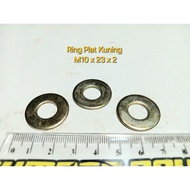 10 pieces Yellow m10 PlateRing with 14s Bolts m10 washer m10 screw