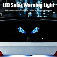 Solar Car Dynamic LED Emoji Warning Light Truck Suction Light Cup Eye I6E2