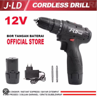 JLD 12S SINGLE BATERE baterai Mesin Bor Cordless Besi Kayu Charger Cas 12V JLD