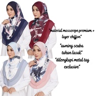 [HOT ITEM SALE] TUDUNG SARUNG 2 LAYER ala ariani by aisyah exclusive