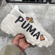 PUMA PUMA PUMA New Style Sports Beige Gilding Love Heart Heightening Casual Shoes Retro Old Shoes385
