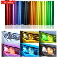 CRAFTSERIES 30*60cm Hot Car Headlight Sticker Tint Film Taillight Vinyl Fog Light Wrap B8I2