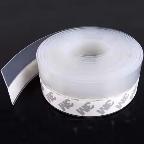 Door Strip Bottom, House and Glass Shower Door Seal Strip for Side of Door16 Feet Long