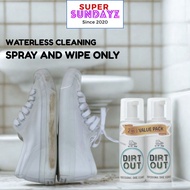 Dirt Out White Sneakers Shoes Foam Cleaner Multipurpose Cleaning Pencuci Kasut Putih By SuperSundayz