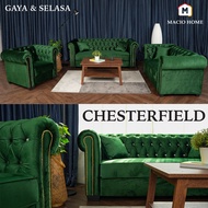 (Ready Stock) Dr. Macio Sofa Chesterfield (3 Seater, 2 Seater , 1 Seater)