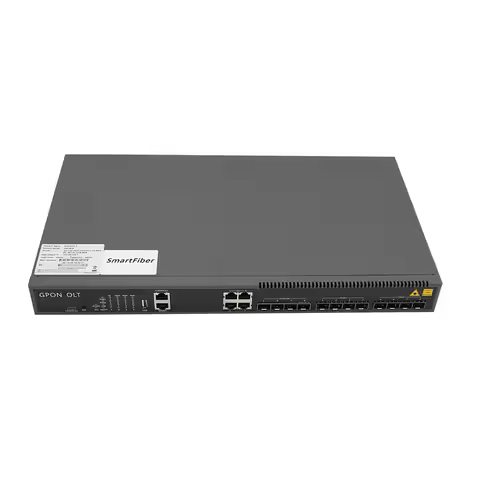 EPON/GPON OLT FTTH Fiber Optic Equipment 4/8 PON Ports OLT