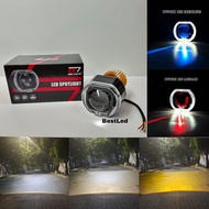 CR7 C628 Pro All Weather Projector Headlight Biled matrix x1 2.5 Inc 3 Colors