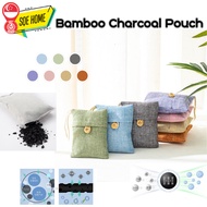 🇸🇬SG Stock🇸🇬 Bamboo Charcoal Pouch Formaldehyde and Odor Removal Absorbing Air Purifier Car Home Activated Carbon Bag De