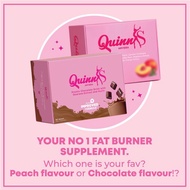 [COMBO PROMOTION READY STOCK] QUINN S SLIMMING PEACH FLAVOUR ~ CHOCOLATE FLAVOUR ~ BY DATIN AMYERA ~ AMYERA BEAUTY