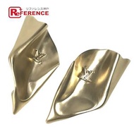 LOUIS VUITTONLE3274 LV 標誌耳環 LV 雕塑耳環