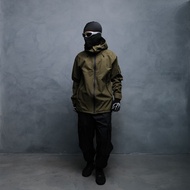 HIJAU Jacket Gorpcore Anorak Montain Waterproof Art Nagoya Waterproof Windbreakers Series Green