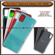 BackDoor Tutup Casing Belakang HP Samsung Galaxy A51 2020 Cover .