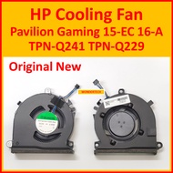 HP Pavilion Gaming 15-EC 16-A CPU GPU Cooling Fan TPN-Q241 TPN-Q229