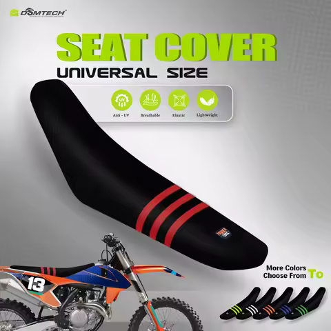 DSMTECH Motorcycle Seat Covers for Ktm Yamaha Husqvarna Honda Waterproof Set Protection Accessories 