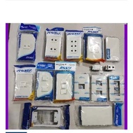 Royu Universal Outlet & Switch Classic Series 1Gang, 2 Gang, 3 Gang Aircon Outlet