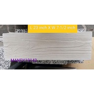 Wood Stepping Stone L585mm inch X W195mm X H40mm Weight 10kg Outdoor Garden Decoration Wood Stepping