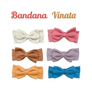 Vinata Bandana/Vinata Plain baby Bandana - vinata plain ribbon bandana - vinata baby bandana - banda