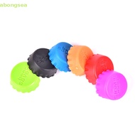 abongsea 6pcs Reusable Silicone Bottle Caps Beer Cover Soda Cola Lid Wine Saver Stopper Nice