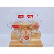 Carnation Glass The Sun Cartoon Box Of 6 Size 8 Ounces Or 250 ml.