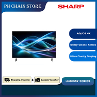 (NEW MODEL) SHARP HJ6000X SERIES 50"-75" AQUOS 4K UHD GOOGLE TV | 4TC50HJ6000X 4TC55HJ6000X 4TC65HJ6