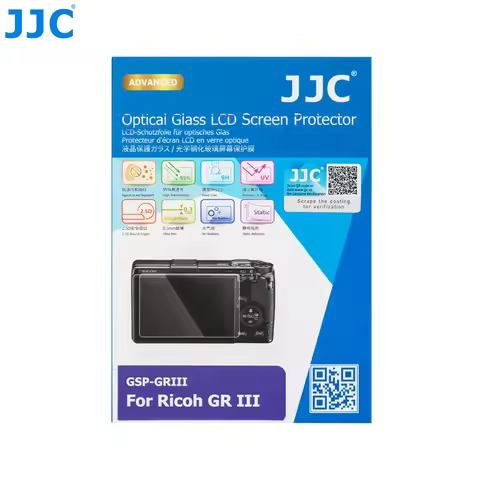 JJC GR III HDF Screen Protector for Ricoh GR IIIx HDF GR3x GR3 HDF Digital Camera Ultra-Thin 0.3mm 9