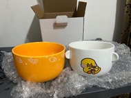 LINE FRIENDS 莎莉 Sally 陶瓷碗 雙耳碗 湯碗 泡麵碗 附原裝盒 