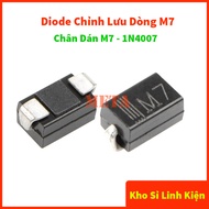 [Bag of 10] Current Rectifier Diode M7 1A/1200V 1N4007 IN4007 M7 SMD 4007 Pin