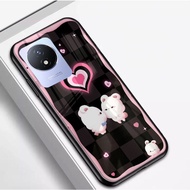 HP (Q47) Vivo Y02 Softcase - Vivo Y02 Glass Softcase - Vivo Y02 Aesthetic Case - Cool Vivo Y02 Case 