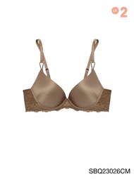 Sabina Twenty Five Level 2 เสื้อชั้นใน มีโครง รหัส SBQ23026CM - สีน้ำตาล