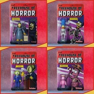 Super 7 The Simpsons ReAction Figures Wave 3 - Treehouse of Horror Grim Reaper Homer, Skeleton Marge