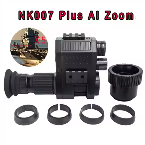 Megaorei NK007 Plus Infrared Night Vision Scope Sight AI Zoom 1080P HD Tactical Monocular Telescope 