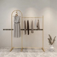 Creative golden clothing rack clothing store display rack floor-standing children's clothing store-i