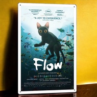 Meow's Fantasy Drifting Movie Poster Tin Painting Variety Metal Paintings Merchandise Made In Taiwan