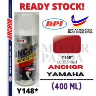 ANCHOR MOTORCYCLE SERIES YAMAHA Y148* Y148 CAN SPRAY PAINT CAT SPRAY TIN LC135 RED 100% ORIGNAL Y110