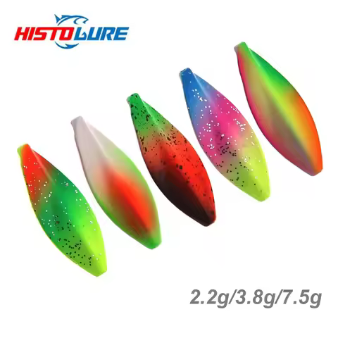 Fishing spoons Lure 2.2g 3.8g 7.5g Inline Metal Lure UV Trout Fishing spoon Jigging Spinner Bait Art
