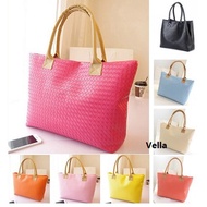 READY STOCK 2618 1 Bag 2 Pattern Classic Woven Bag
