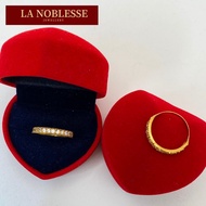 Cincin Emas 585 Batu Simple Bertunang Gold Ring 585 Married Stone 2 Layer Batu Mata Jewellery Simple