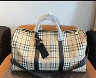 Burberry博柏利Keepall 50 大號旅行袋 手拎斜挎包 Outlet原廠正品