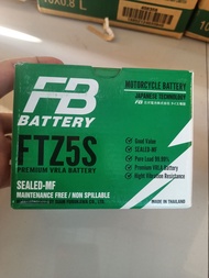 FB BATTERY FTZ5S แบตเตอรี่แห้ง 12V5แอมป์