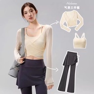 Yoga suit Yoga suit Yoga suit Vest Blouse Two-Piece suit Women Sports Bra Pilates Fitness Sports Tra