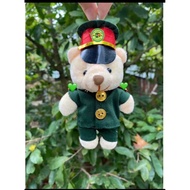 Army keychain bear - police