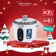 OXYGEN หม้อหุงข้าว 1.8  ลิตร รุ่น RC-192  หม้อเคลือบ  หม้อหุง หม้อข้าว หุงข้าว