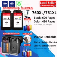 Compatible Canon PG 760XL CL 761XL Ink Cartridge Canon 760 Ink Canon 761 Ink PG-760 Black  CL-761 Co