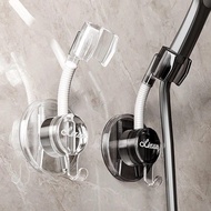 Universal Adjustable 360° Shower Head Holder with Hook Self-Adhesive Bathroom Punch Free Shower Spra