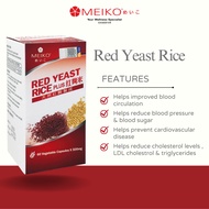 MEIKO Red Yeast Rice Reduce Cholesterol Levels, Blood Pressure & Blood Sugar Improve Blood Circulati