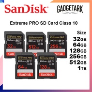 [SG] SanDisk Extreme PRO SD Card Class 10 32GB / 64GB / 128GB / 256GB/ 512GB R-up to 170MB/s Memory 