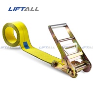 สายรัดของ Lift All รัดน้ำหนักขนาดใหญ่ 12 ตัน สำหรับรถบรรทุก ชนิดไม่มีตะขอ (สายรัดโพลีเอสเตอร์)